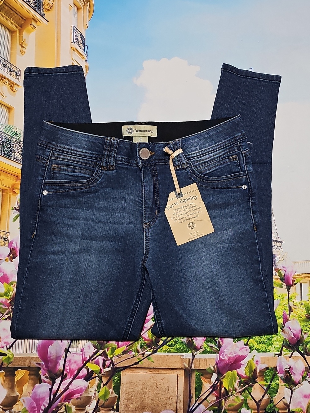 Democracy Ab Technology Skinny Jeans Size 8 New - Picture 3 of 6
